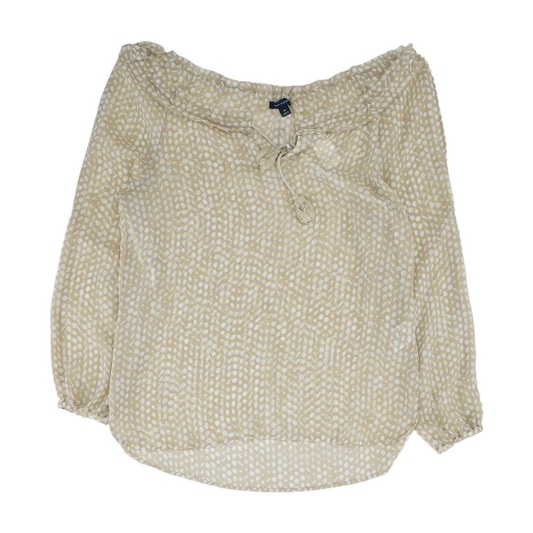 Beige Polka Dot Blouse