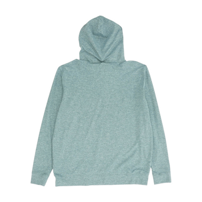 Blue Solid Hoodie Pullover