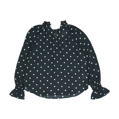 Black Polka Dot Blouse