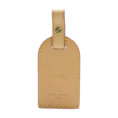 Vachetta Leather Mini Leather Luggage Tag Bag Charm