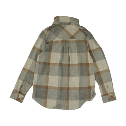 Gray Plaid Button Down