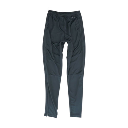 Black Solid Active Pants