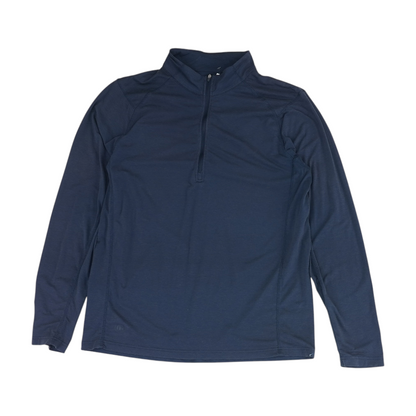 Navy Solid 1/4 Zip Pullover