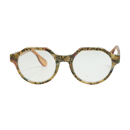 Tan Sadie Geometric Prescription Eyewear