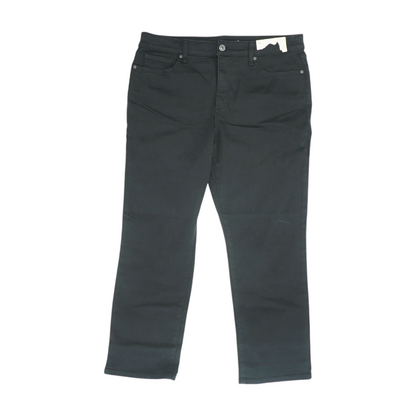 Black Petite Straight Jeans