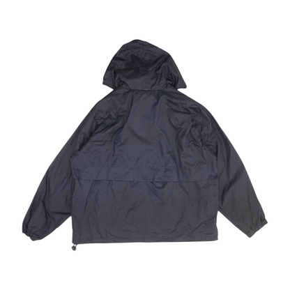 Navy Solid Rain Jacket