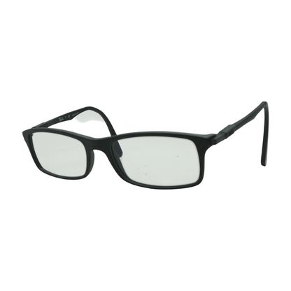 Black RB 7017 Rectangle Prescription Eyewear