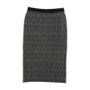 Black Polka Dot Midi Skirt