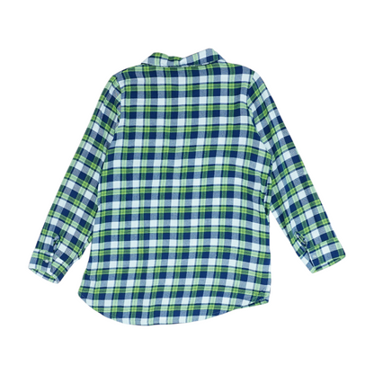 Green Plaid Button Down