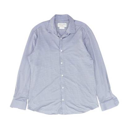 Blue Check Long Sleeve Button Down