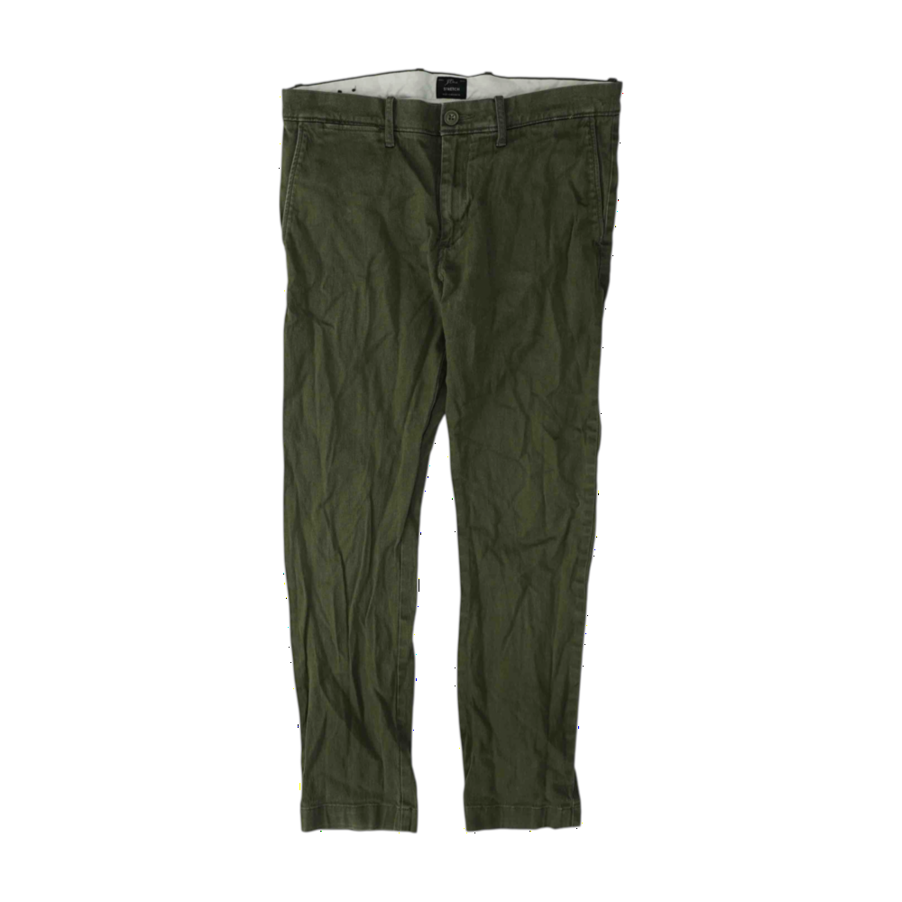 Olive Slim Pants