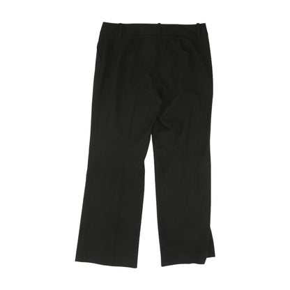 Black Solid Chino Pants