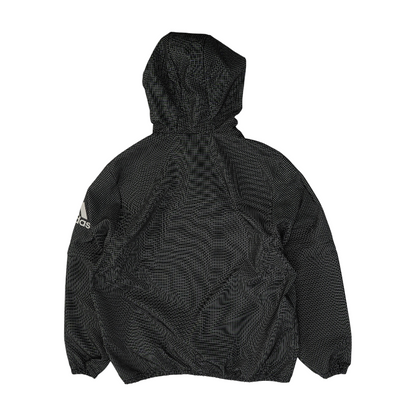 Black Check 1/4 Zip Pullover