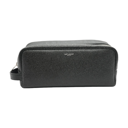 Grooming Case in Black  Leather
