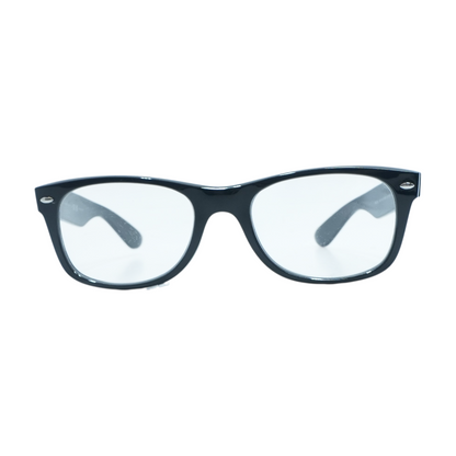 Black New Wayfarer Oval Prescription Eyewear
