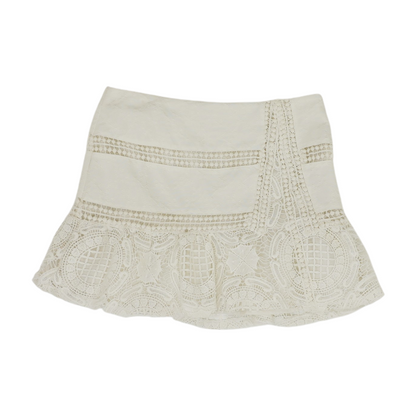 Ivory Mini Skirt