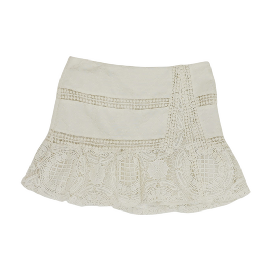 Ivory Mini Skirt