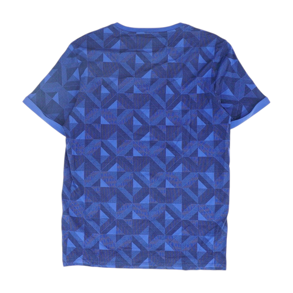 Blue Geometric T-Shirt