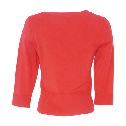 Red Cardigan Sweater
