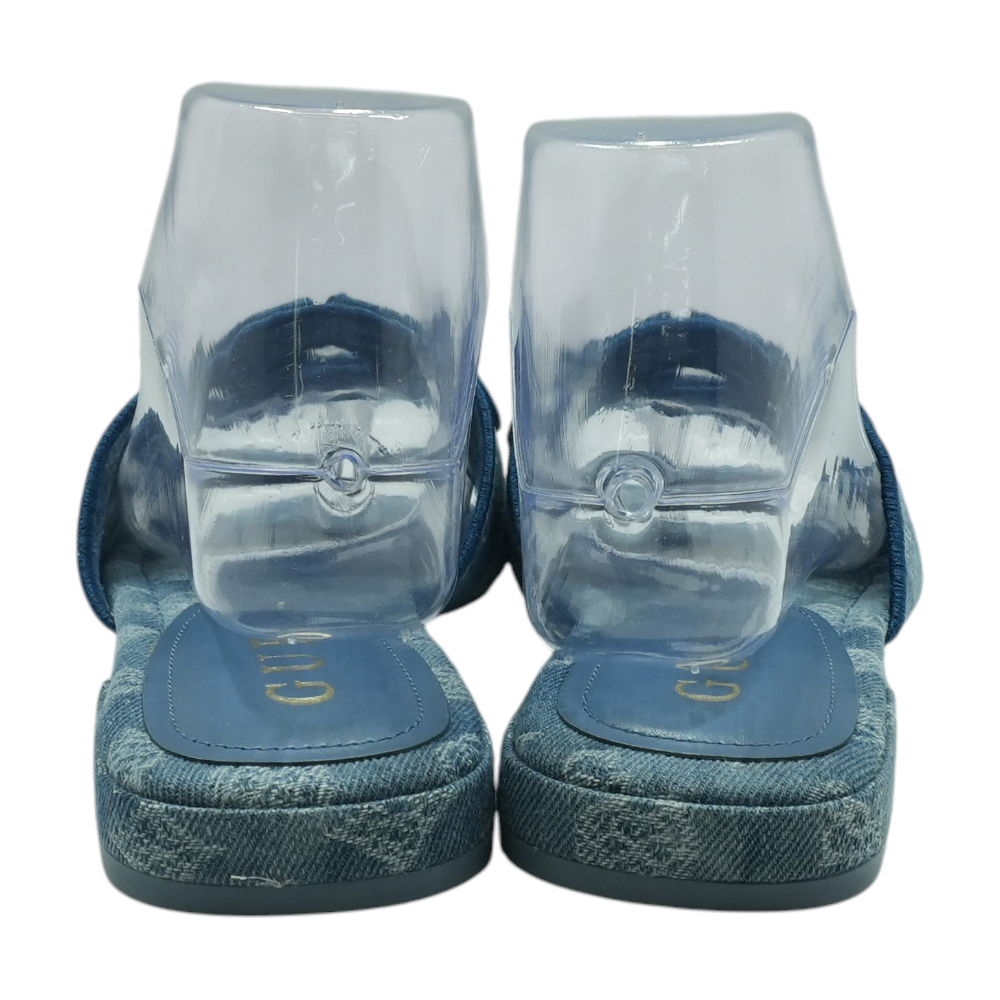 Blue Flat Sandals