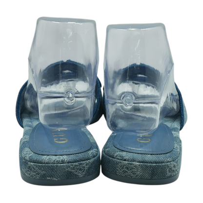 Blue Flat Sandals