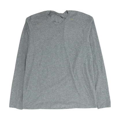 Gray Solid Active T-Shirt
