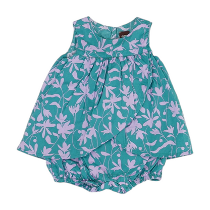 Green Floral One-Piece