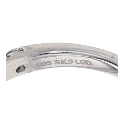 Sterling Silver Lab Grown Diamond Band Ring