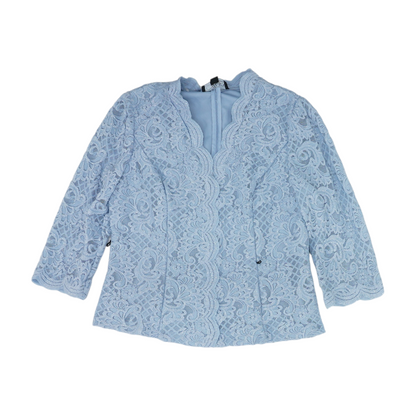 Blue Graphic Blouse