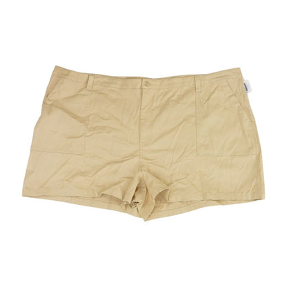 Khaki Plus Solid Chino Shorts