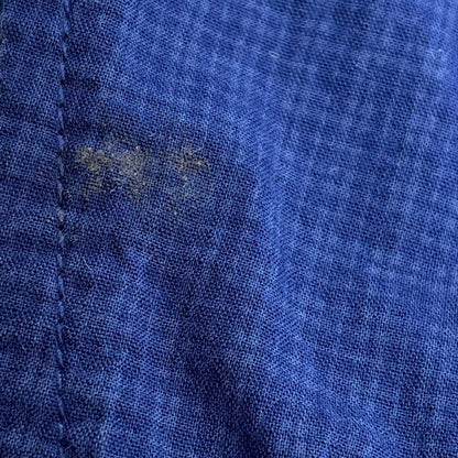 Navy Plaid Button Down