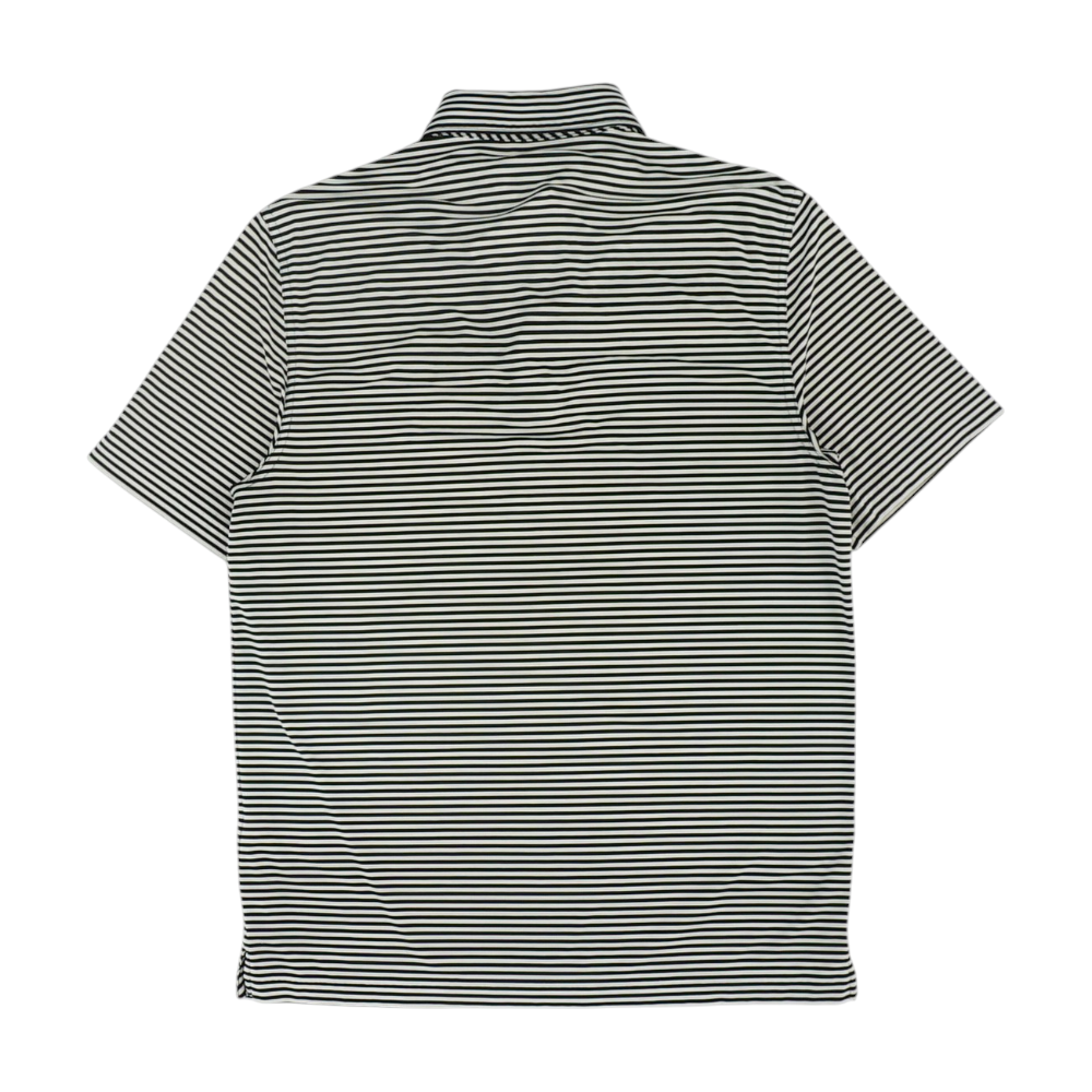 Black Jacksonville Jaguars Striped Short Sleeve Polo