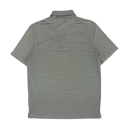 Black Jacksonville Jaguars Striped Short Sleeve Polo