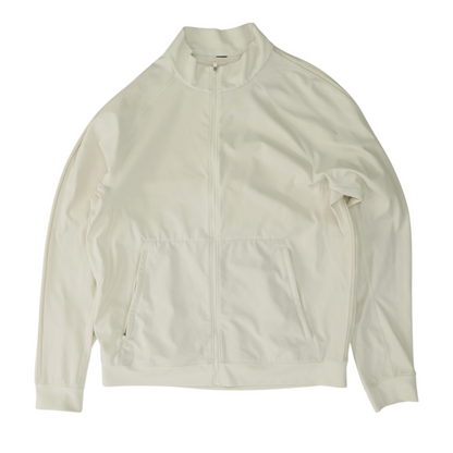 White Solid Active Jacket