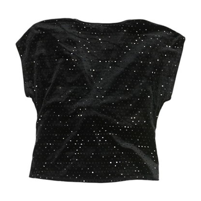 Black Geometric Blouse