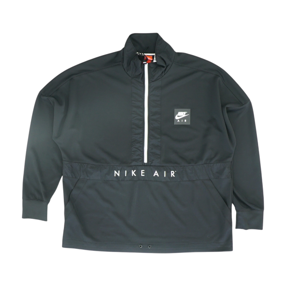 Black Solid 1/4 Zip Pullover