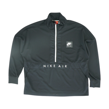 Black Solid 1/4 Zip Pullover