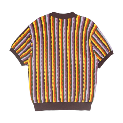 Multi Striped Short Sleeve Polo