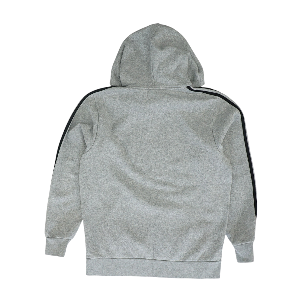 Gray Solid Hoodie Pullover