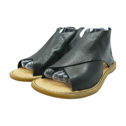 Black Flat Sandals
