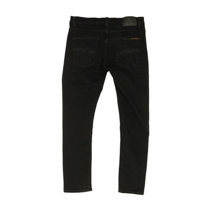 Black Solid Slim Jeans