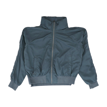 Gray Solid Active Jacket
