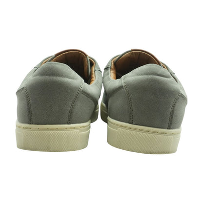 Gray Lace Up Casual Shoes