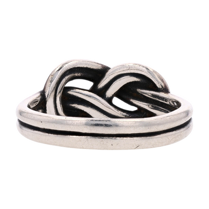 Sterling Silver True Love Knot Band Ring