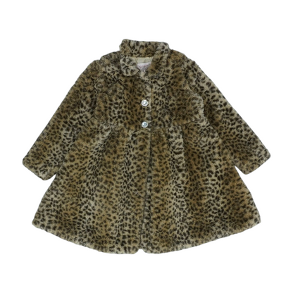 Brown Animal Print Coat