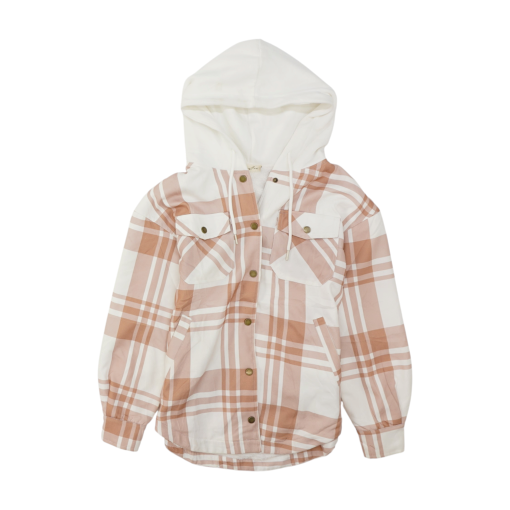 Merry Fun White Plaid Jacket – Image 1