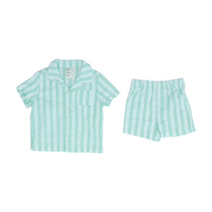 Green Short Sleeve Set