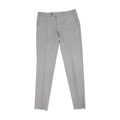 Mauve Solid Dress Pants