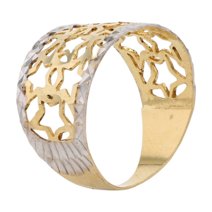 14K Two-Tone Gold Fashion Ring