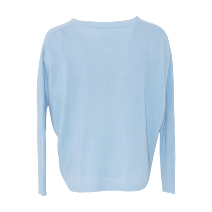 Blue Cardigan Sweater